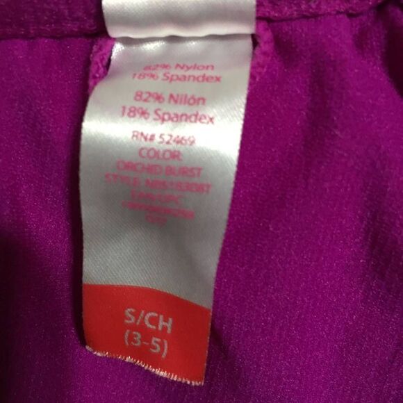 No Boundaries Purple/Pink Two Piece Swimset Size Small (3-5) - Picture 6 of 7